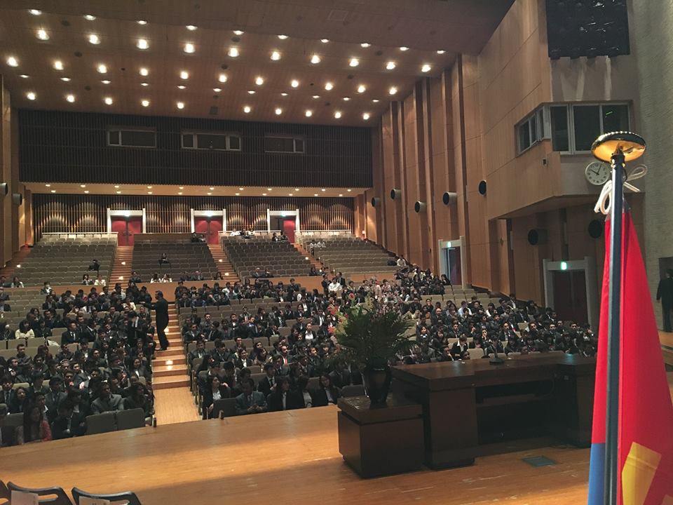 千葉モードビジネス専門学校の入学式